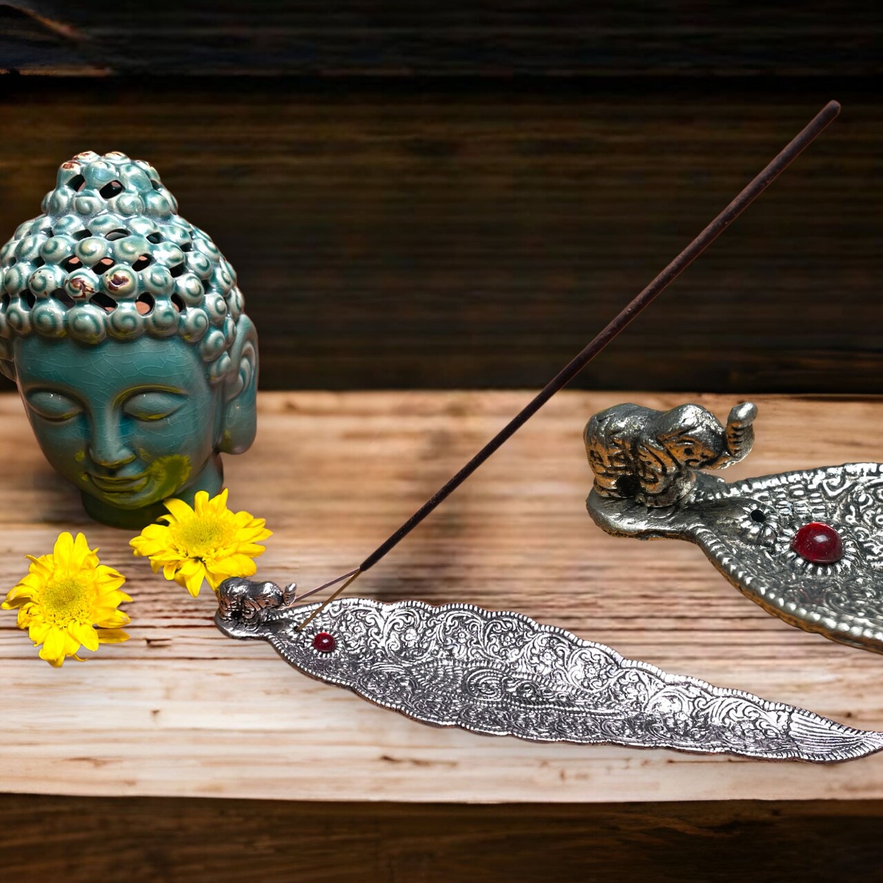 Leaf Incense Holder, Ganesha Incense Holder, Stick Incense Holder, Incense Stick Holder, Incense Holder Tray, Home Incense Holder, Stick Incense Holder